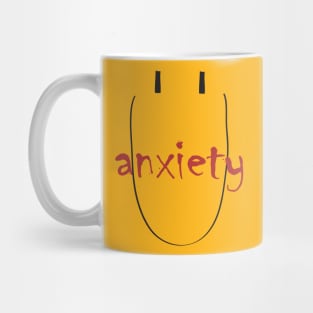 Anxiety Black Mug